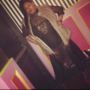 Black lace sexy plus size dress